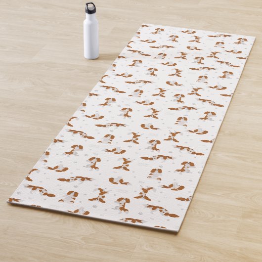 Cavalier King Charles Spaniel hondenyoga Yogamat (In situ)