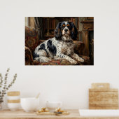 Cavalier King Charles Spaniel Huiskamer Poster (Keuken)