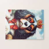 Cavalier King Charles Spaniel Illustratie Legpuzzel (Horizontaal)
