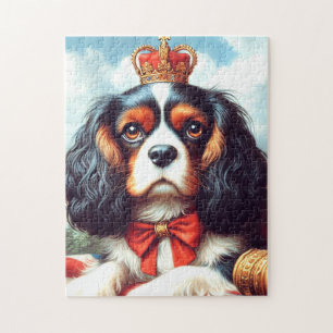 Cavalier King Charles Spaniel Illustratie Legpuzzel