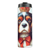 Cavalier King Charles Spaniel Illustratie Thermosbeker (Voorkant)