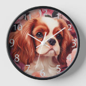 Cavalier King Charles Spaniel in Roos (Voorkant)