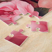 Cavalier King Charles Spaniel in Roos Legpuzzel (Zijkant)