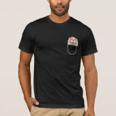 Cavalier King Charles Spaniel In The Breast Pocket T-shirt (Voorkant)