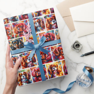 Cavalier King Charles Spaniel inpakpapier