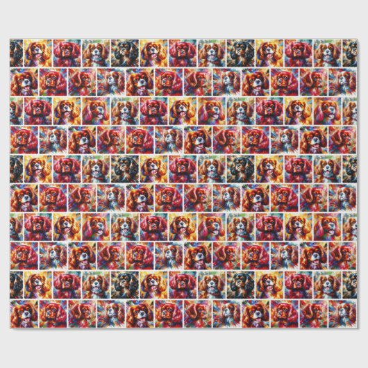 Cavalier King Charles Spaniel inpakpapier (Vlak)