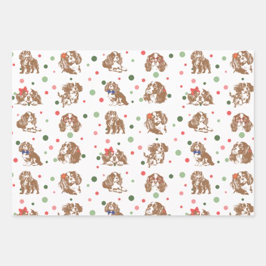 Cavalier King Charles Spaniel Inpakpapier Vel (Voorkant 2)