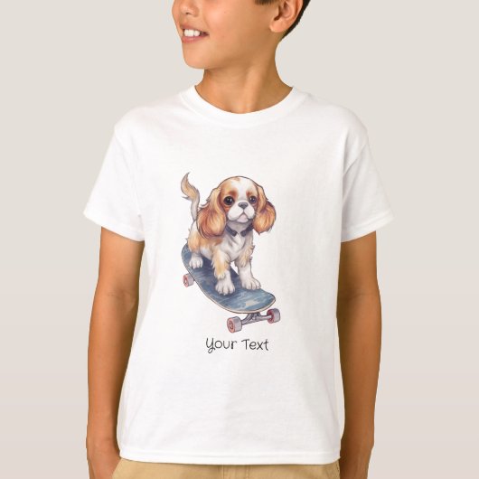Cavalier King Charles Spaniel Jongen T-shirt (Voorkant)