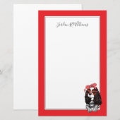 Cavalier King Charles Spaniel | Jouw namen toevoeg Briefpapier (Voorkant / Achterkant)