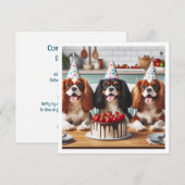 Cavalier King Charles Spaniel kaart, Cavalier Kaart (Voorkant / Achterkant)