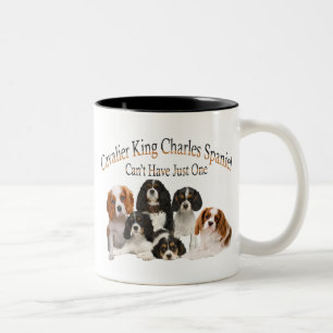 Cavalier King Charles Spaniel kan niet slechts é Tweekleurige Koffiemok