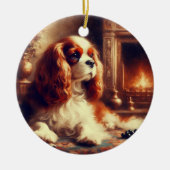 Cavalier King Charles Spaniel Keramisch Ornament (Voorkant)
