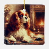 Cavalier King Charles Spaniel Keramisch Ornament (Achterkant)