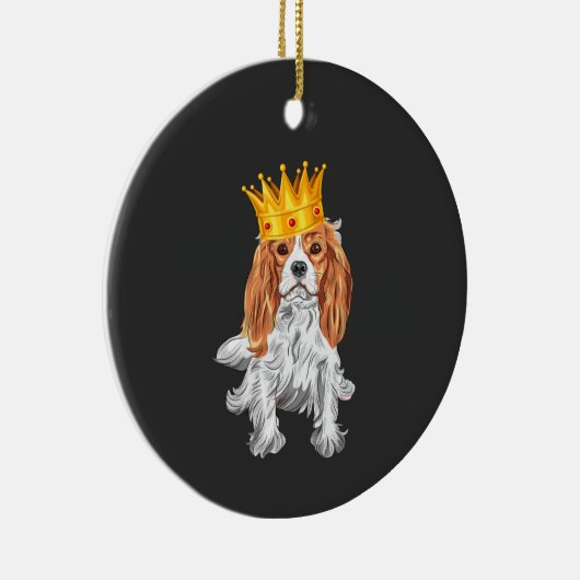 Cavalier King Charles Spaniel Keramisch Ornament (Rechts)