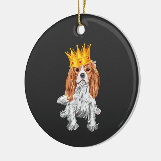 Cavalier King Charles Spaniel Keramisch Ornament (Links)
