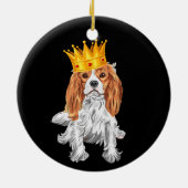 Cavalier King Charles Spaniel Keramisch Ornament (Achterkant)