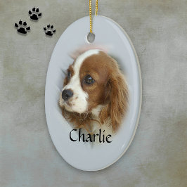 Cavalier King Charles Spaniel Keramisch Ornament