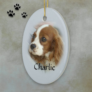 Cavalier King Charles Spaniel Keramisch Ornament