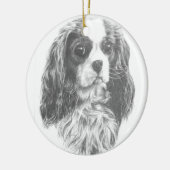 Cavalier King Charles Spaniel Keramisch Ornament (Links)