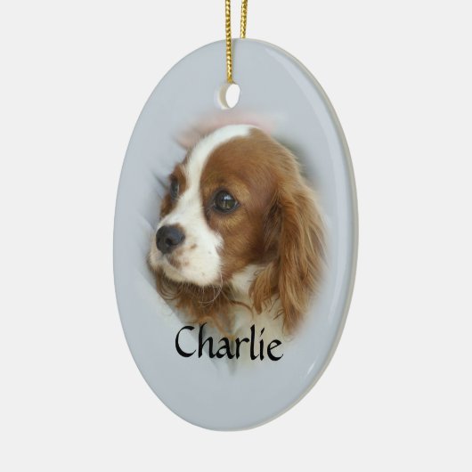 Cavalier King Charles Spaniel Keramisch Ornament (Links)