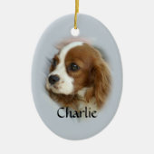 Cavalier King Charles Spaniel Keramisch Ornament (Voorkant)