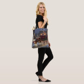 Cavalier King Charles Spaniel Kerst Festiviteit Tote Bag (Op model)