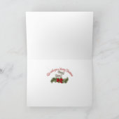 Cavalier King Charles Spaniel kerstakkaart Feestdagen Kaart (Binnen)