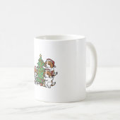 Cavalier King Charles Spaniel kerstboom Koffiemok (Voorkant rechts)