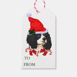 Cavalier King Charles Spaniel Kerstcadeau Hanglabe Cadeaulabel