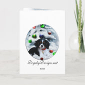Cavalier King Charles Spaniel kerstcadeaus Feestdagen Kaart (Achterkant)
