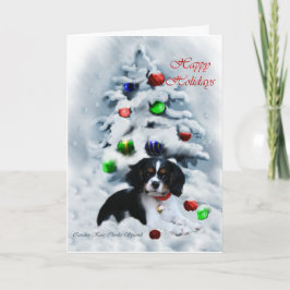 Cavalier King Charles Spaniel kerstcadeaus Feestdagen Kaart