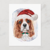 Cavalier King Charles Spaniel kerstcadeaus Feestdagenkaart (Voorkant)