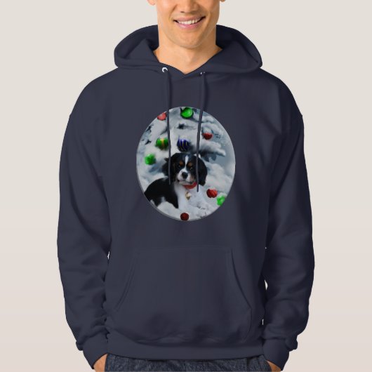 Cavalier King Charles Spaniel kerstcadeaus Hoodie (Voorkant)