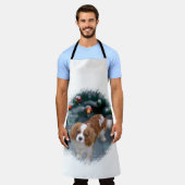 Cavalier King Charles Spaniel kerstcadeaus Schort (Gedragen)