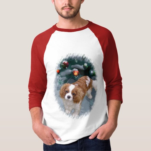 Cavalier King Charles Spaniel kerstcadeaus T-shirt (Voorkant)