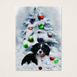 Cavalier King Charles Spaniel Kerstcadeaus Visitekaartje