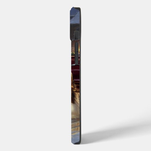 Cavalier King Charles Spaniel Kerstfeest Case-Mate iPhone Case (Achterkant / Links)