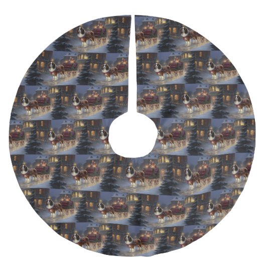 Cavalier King Charles Spaniel Kerstfeest Kerstboom Rok (Voorkant)