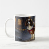 Cavalier King Charles Spaniel Kerstfeest Koffiemok (Links)