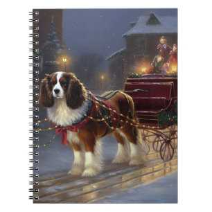 Cavalier King Charles Spaniel Kerstfeest Notitieboek