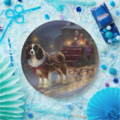 Cavalier King Charles Spaniel Kerstfeest Papieren Bordje (Feest)