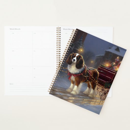 Cavalier King Charles Spaniel Kerstfeest Planner (Display)