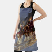 Cavalier King Charles Spaniel Kerstfeest Schort (Insitu)