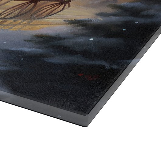 Cavalier King Charles Spaniel Kerstfeest Snijplank (Hoek)