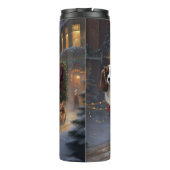 Cavalier King Charles Spaniel Kerstfeest Thermosbeker (Achterkant)