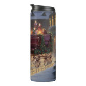 Cavalier King Charles Spaniel Kerstfeest Thermosbeker (Geroteerd rechts)