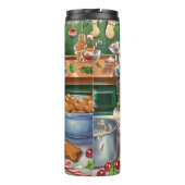 Cavalier King Charles Spaniel kerstgebak Thermosbeker (Achterkant)
