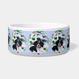 Cavalier King Charles Spaniel Kersthond Bowl Voerbakje