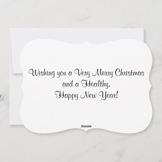 Cavalier King Charles Spaniel kerstkaart (Achterkant)