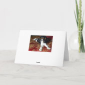 Cavalier King Charles Spaniel kerstkaart Feestdagen Kaart (Achterkant)